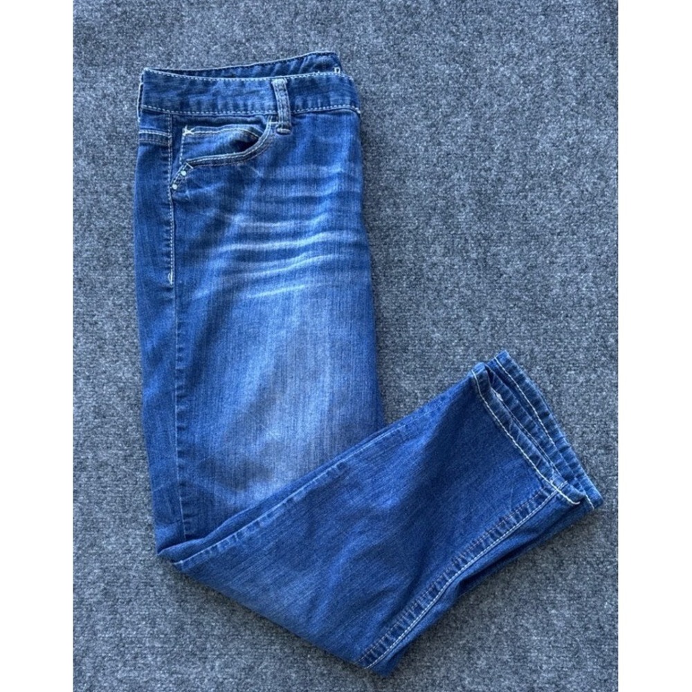 Rhythm in Blues Womens Straight Leg Jeans Blue Medium Wash Size 12 M1128